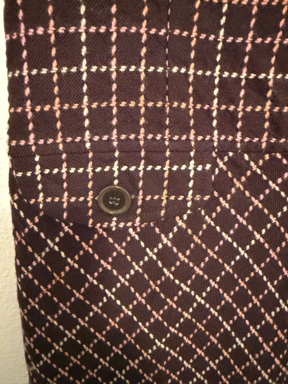 LOFT Classic Tailored Burgundy Plaid Sleeveless Dress SizeOP - Picture 2 of 6